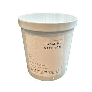Leoben Company Jasmine Saffron Candle 9 Oz 1 Wick White Soy Wax Made In USA